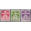 1938. Farveændringer.  AFA nr. 246-48. postfrisk  Stemplet FDC