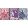 1938. Bertel Thorvaldsen.  AFA nr. 249-51. postfrisk  Stemplet FDC