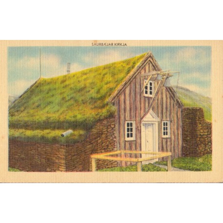 Island. Saurbærar Kirkja, ubrugt (Gudm)