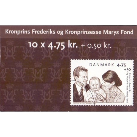 Danmark frimærkehæfte 2007. Frederik og Mary's fond AFA S160