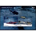 2012. Livet på havet. AFA nr. 1700A i,  postfrisk miniark   Stemplet FDC