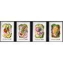 2012. Smørrebrød. AFA nr. 1701-04,  postfrisk Stemplet FDC