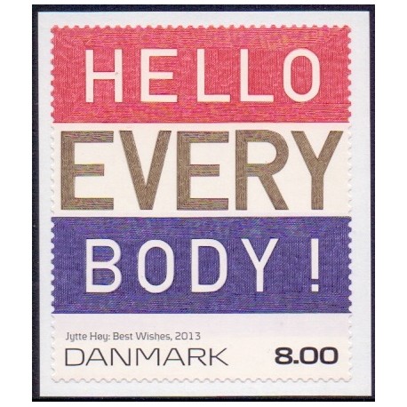 2013. Frimærkekunst. AFA nr. 1755  postfrisk  Stemplet FDC