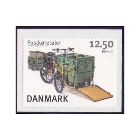 2013. Postkøretøjer. AFA nr. 1741  postfrisk   Stemplet FDC