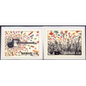 2013. Rockmusik. AFA nr. 1745-46  postfrisk   Stemplet FDC