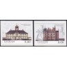 2013. Danske herregårde. AFA nr. 1738-39,  postfrisk  Stemplet FDC