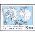 Sverige. 1989. Svensk polarforskning. AFA nr. 1504-09 postfrisk sammentryk   Stemplet hæfte FDC parstykkke SWEDEN **/o