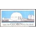 Sverige. 1989. Globen. AFA nr. 1493-96 postfrisk 4 stribe Stemplet hæfte FDC parstykkke SWEDEN **/o