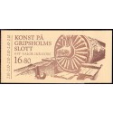Sverige. 1987. Gribsholm slot. AFA nr. 1416-19 postfrisk 4-stribe Stemplet hæfte FDC parstykkke SWEDEN **/o