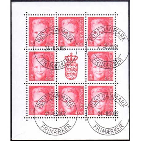 2001. Småark AFA nr. 1 postfrisk stemplet