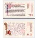 2014. Håndskrifter. AFA nr. 1791-92, postfrisk    Stemplet FDC