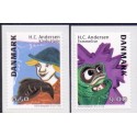 2014. H. C. Andersen. AFA nr. 1788-89, postfrisk    Stemplet FDC