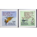 2015. Haldan Rasmussen. AFA nr. 1803-04, postfrisk Stemplet FDC