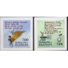 2015. Haldan Rasmussen. AFA nr. 1803-04, postfrisk Stemplet FDC