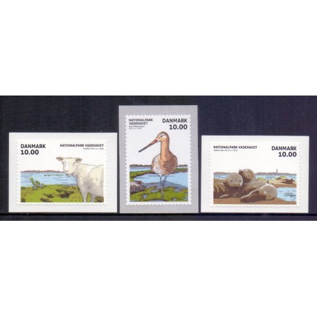 2015. Nationalpark Vadehavet. AFA nr. 1807-09, postfrisk Stemplet FDC