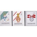 2015. Danske ordner. AFA nr. 1812-14, postfrisk Stemplet FDC