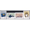 2015. Danske opfindelser. AFA nr. 1819-22, postfrisk Stemplet FDC