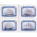 2015. Seljskibe. AFA nr. 1827-30, postfrisk Stemplet FDC