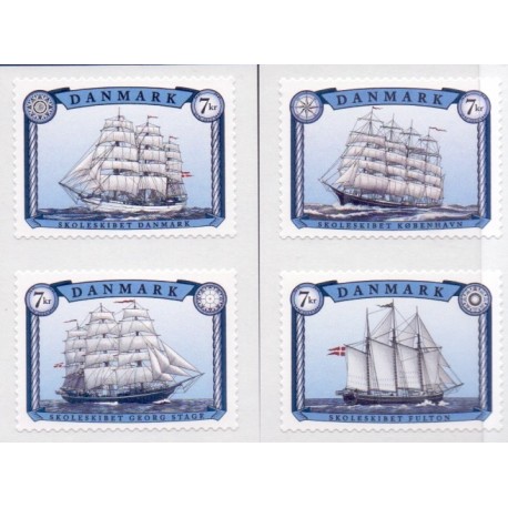2015. Seljskibe. AFA nr. 1827-30, postfrisk Stemplet FDC