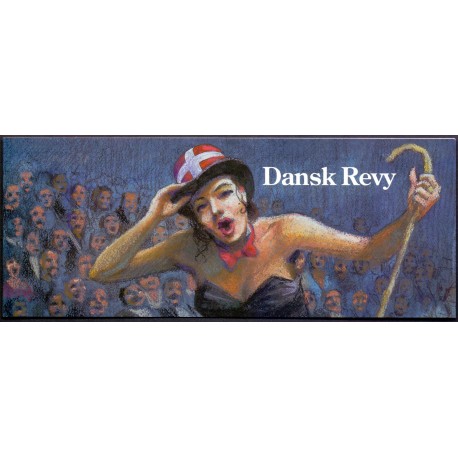1999. Dansk revy 150 år. AFA nr. 1216A+B postfriske miniark     Stemplet FDC