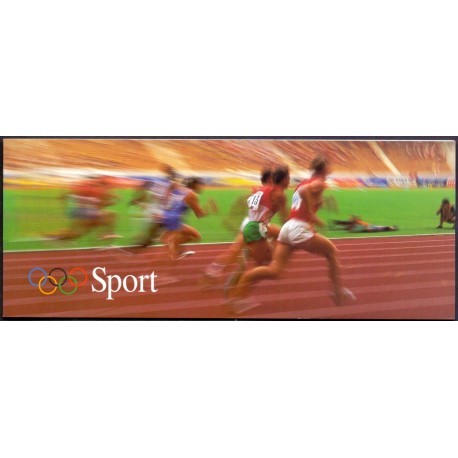 1996. Sport. AFA nr. 1115A+B  postfriske miniark     Stemplet FDC