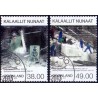 2013. 38,00-49,00 Kr. Minedrift i Grønland IV. AFA nr 635-6 postfrisk stemplet