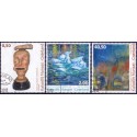2013. 0,50-40,50 Kr. Moderne kunst VII. AFA nr 639-41 postfrisk stemplet