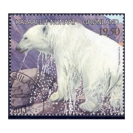 2013. 19,50 Kr. Sårbare dyrearter. AFA nr 642 postfrisk stemplet