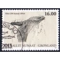 2013. 16,00 Kr. Aasiaat 250 år. AFA nr 650 postfrisk stemplet