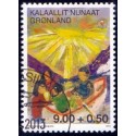 2013. 9,00+0,50 Øre. Bedre børneliv i Grønland. AFA nr 633 postfrisk stemplet