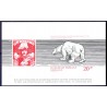 2013. 20,00 Kr. Post Greenland 75 års jubilæum, i miniark UTAKKET. AFA nr 652a postfrisk stemplet