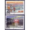2014. 10,00-11,50 Kr. Norden ved havet III. AFA nr. 671-2 postfrisk stemplet