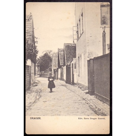 Dragør, bymotiv, ubrugt (Ravn)