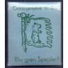 Frimærkepenge 1 øre " Graabjørnene 11 div." lyseblå