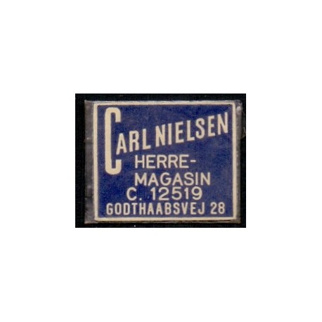 Frimærkepenge 1 Øre " Carl Nielsen Herre magasin" blå
