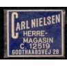 Frimærkepenge 1 Øre " Carl Nielsen Herre magasin" blå