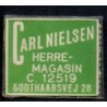 Frimærkepenge 1 Øre " Carl Nielsen Herre magasin" blå