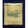 Frimærkepenge 1 øre " Massy-Harris landsbrugsmaskiner" lysegul