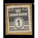 Frimærkepenge 1 øre " Graabjørnene 11 div." lyseblå