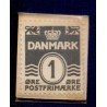 Frimærkepenge 1 øre " E.A. SVENDSEN" grøn