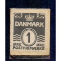 Frimærkepenge 1 Øre " AMA husholdningsmagasin" Grøn