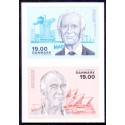 2016. Store danskere. AFA nr. 1852-53, postfrisk Stemplet FDC