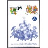 Sverige 2005. Julefrimærker. AFA nr. 2433-36, postfrisk hæfte sammentryk stemplet  hæfte FDC parstykkke