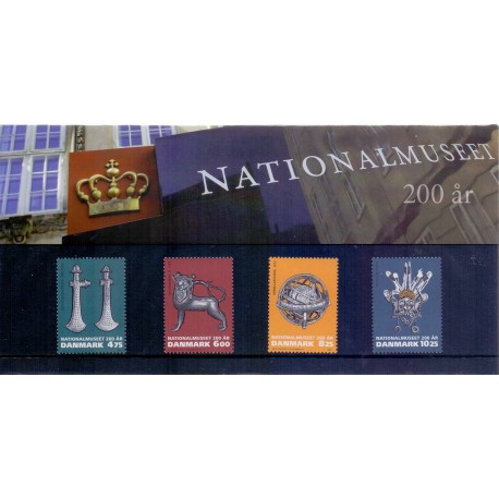 Souvenirmappe. 2007. Nationalmuseet 200 år. AFA nr. SM 72