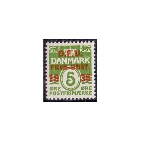 1938. DFU friimærkeudstiling.  AFA nr. 245. postfrisk  Stemplet FDC