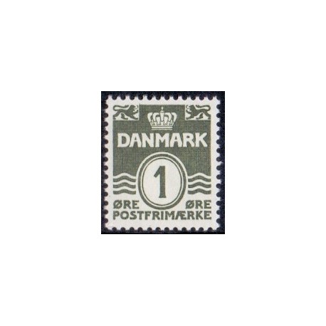 1933. Bølgelinieudgaven. AFA nr. 196 postfrisk     Stemplet FDC
