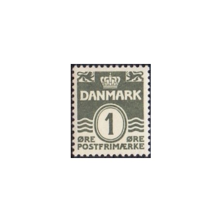 1969. Bølgelinieudgaven. AFA nr. 196aF postfrisk  Stemplet FDC