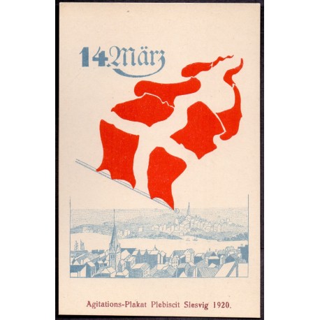 Plakat Plebiscit Agitations-Plakat. Slesvig 1920	Ubrugt