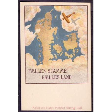 Plakat Plebiscit Agitations-Plakat. Slesvig 1920	Ubrugt