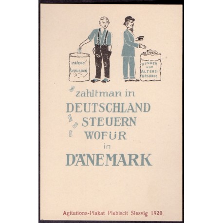 Plakat Plebiscit Agitations-Plakat. Slesvig 1920	Ubrugt